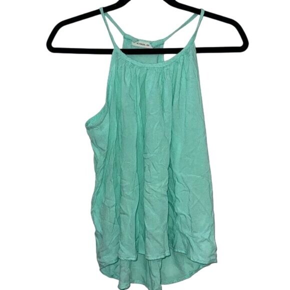 Always...Me Mint Green Sleeveless Chiffon Tank Top Womens Size S - Picture 1 of 4